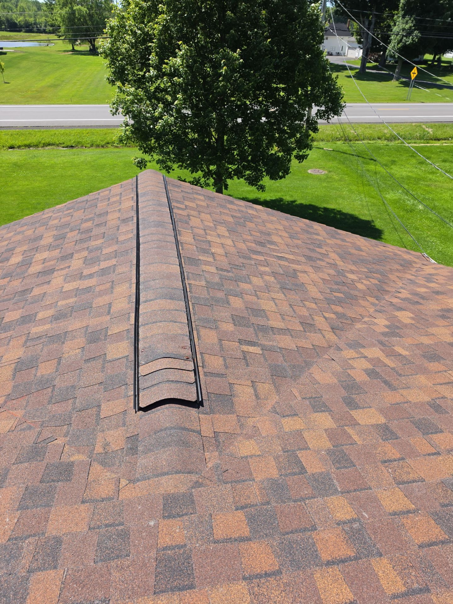 Burnt Sienna ridge cap & ridge vent